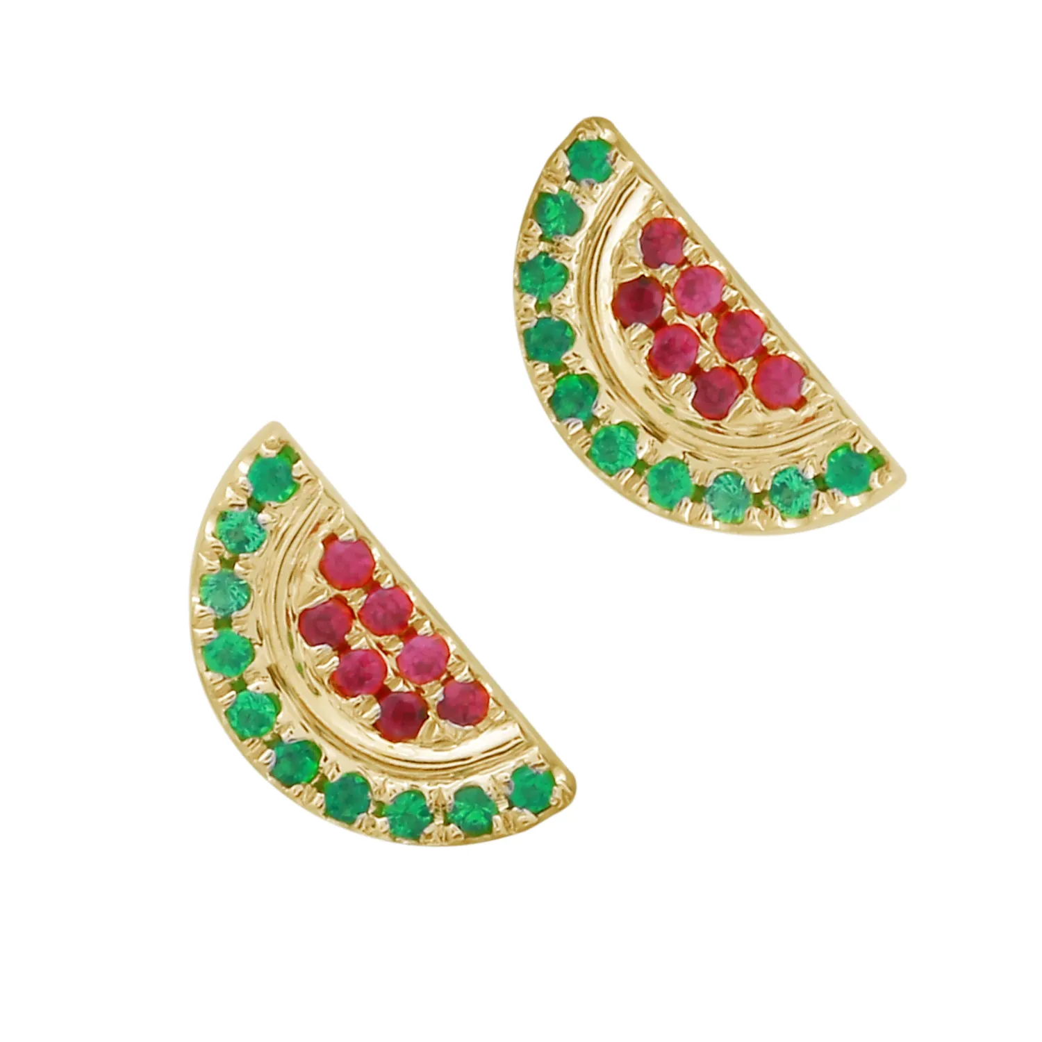 Sliced Watermelon Earrings