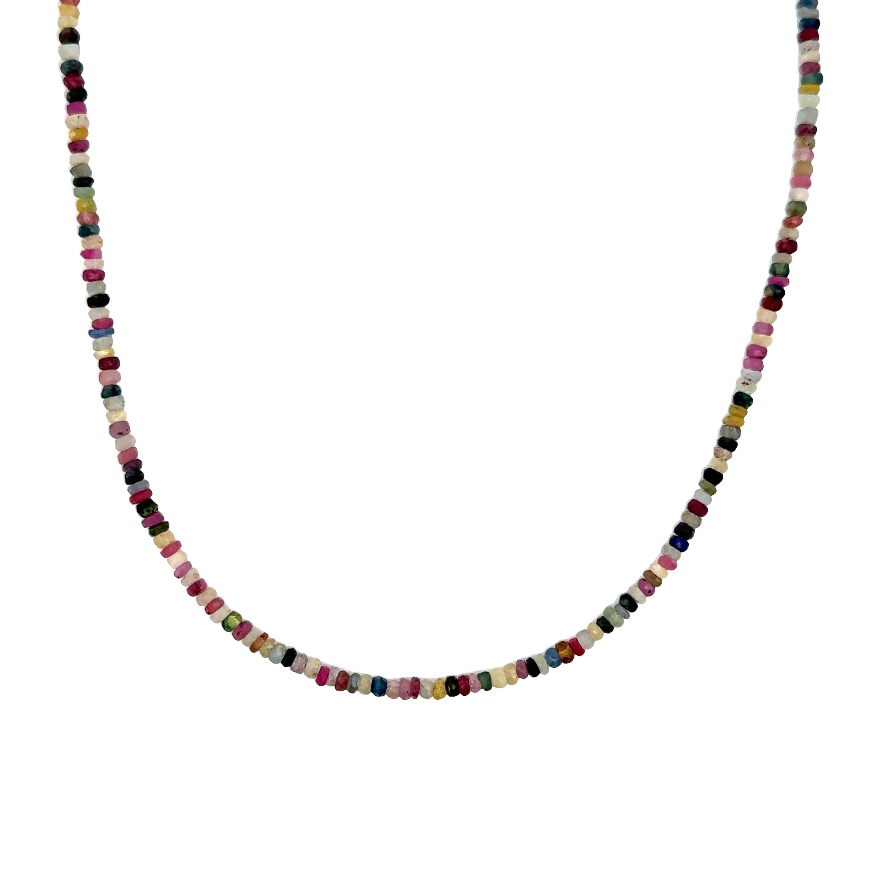 Small Multicolor Sapphire Strand