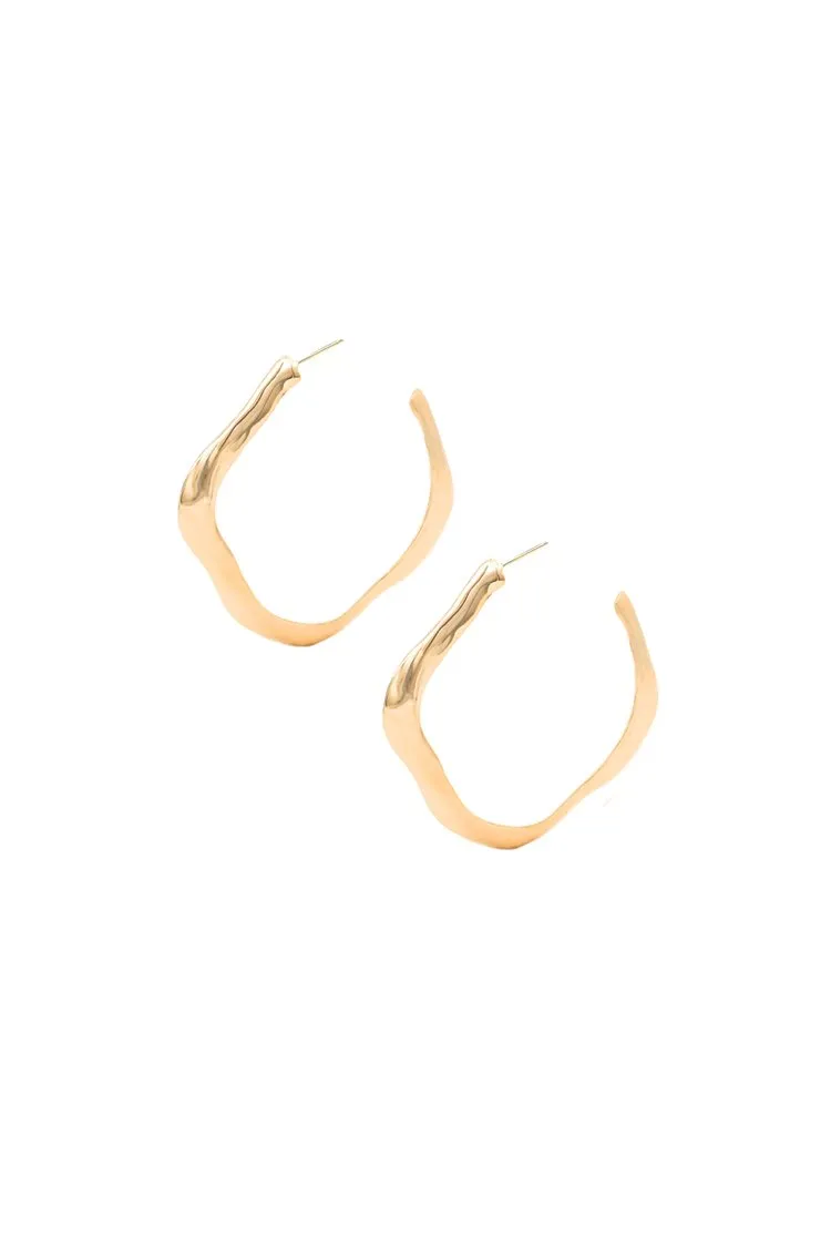 Sylvia Benson Poppy Hoop Earrings