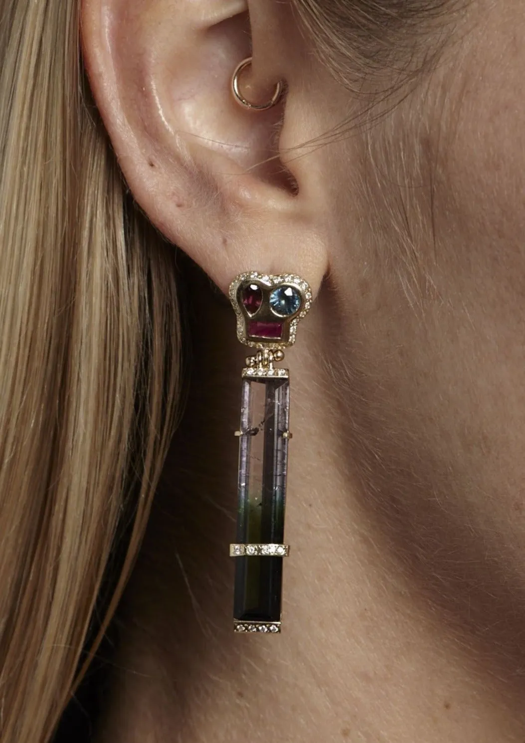 The Tourmaline Maxine Drop Earrings