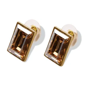 Topaz Time Stud Earrings