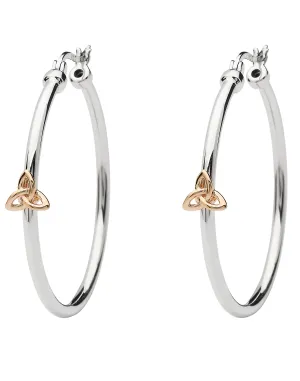 Trinity Hoop Earrings