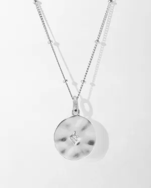 Victoria Cosmos Necklace - Silver