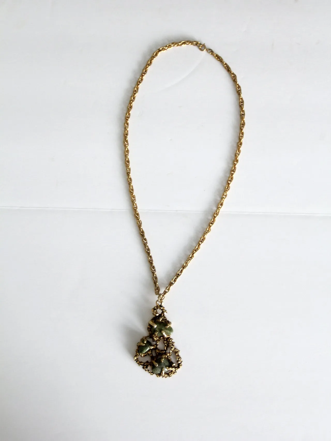 vintage brutalist style necklace