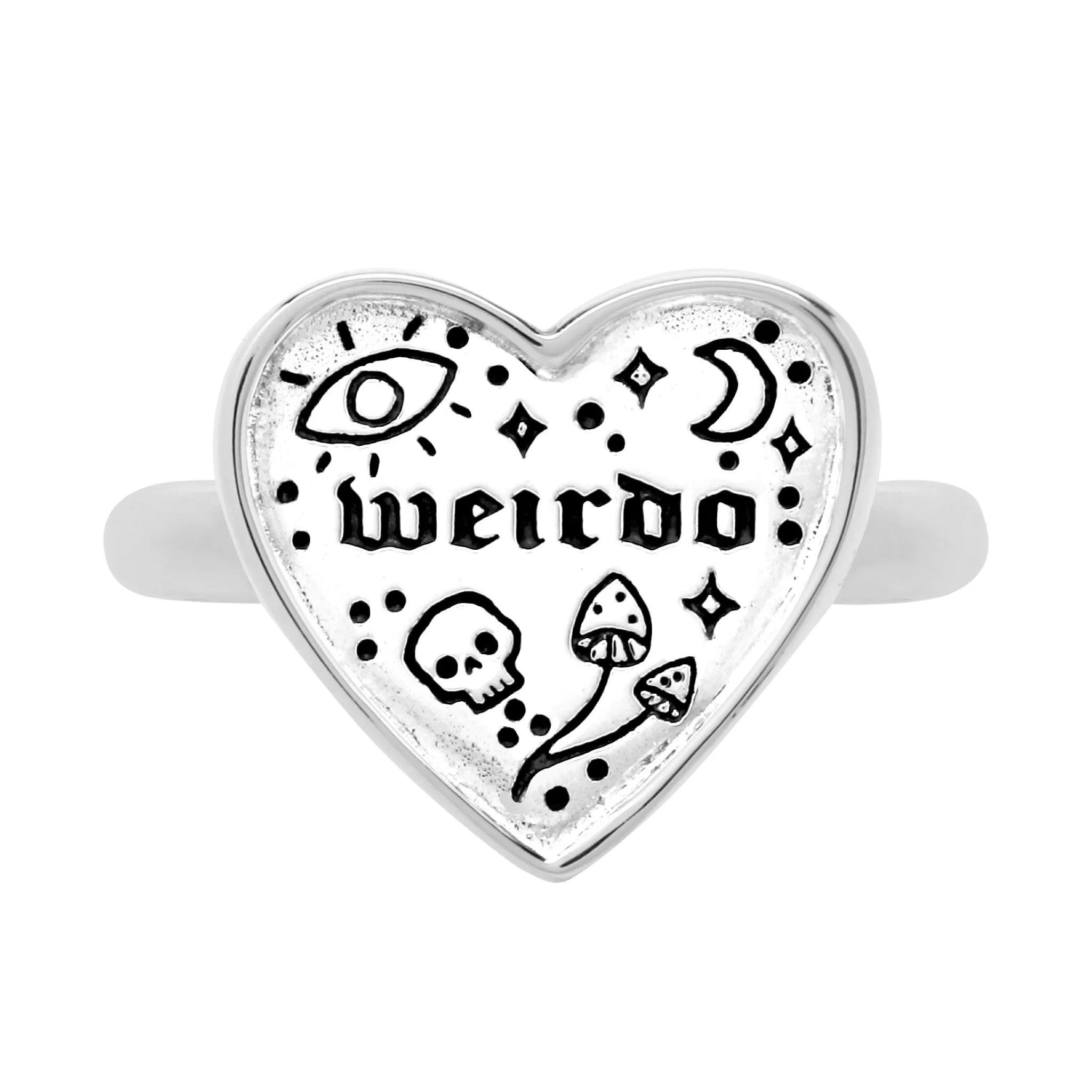 WEIRDO - Sterling Silver Hoops